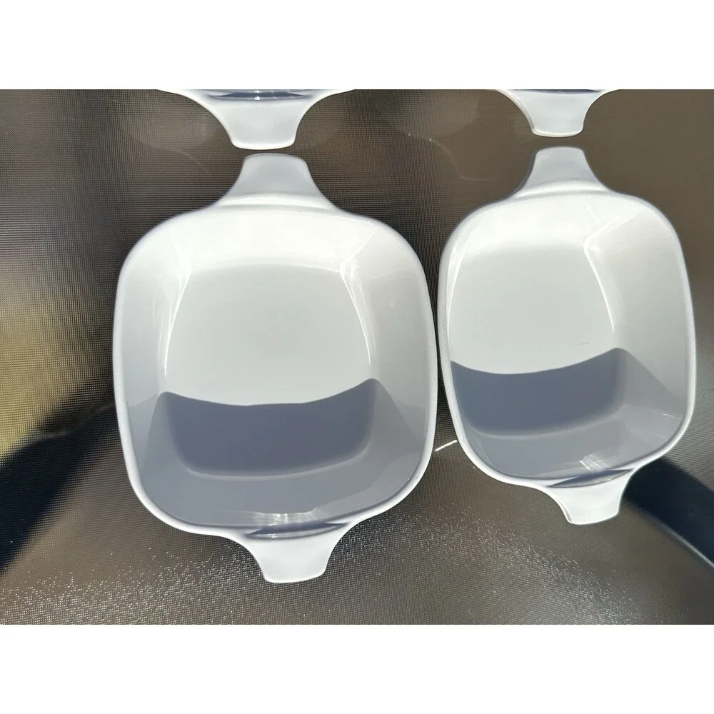 CorningWare Blue Cornflower Motif P-41 Petite Pan Mini Dishes 4-Piece No Lids